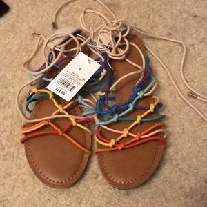 Mossimo Lace Up Sandals | NEW WITH TAGS